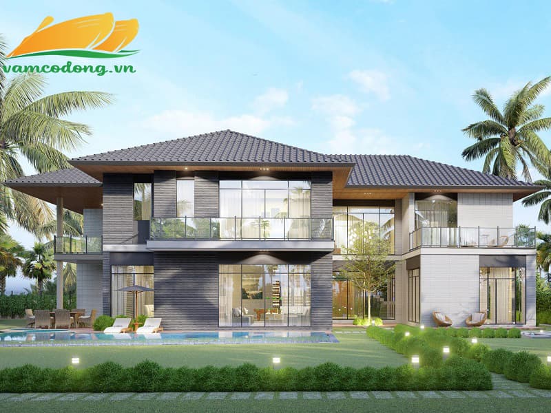 Riverfront Grand Villa mẫu 2 mặt sau