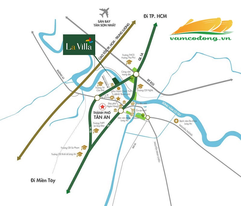 Vị trí dự án Lavilla Green City