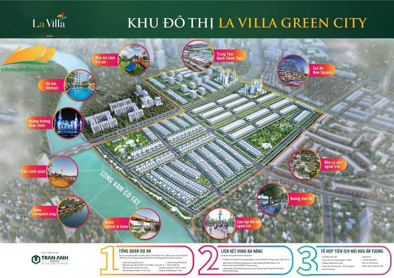 Tiện ích ngoại khu dự án Lavilla Green City Tân An