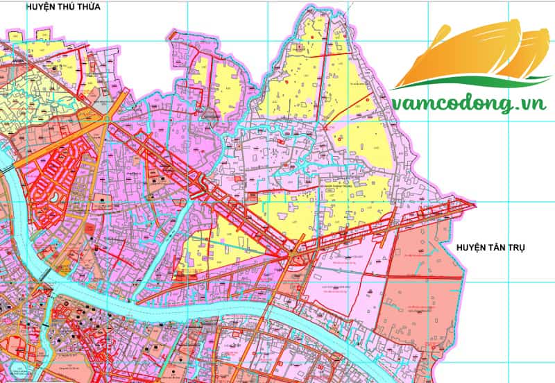 Bản đồ quy hoạch xã Nhơn Thạnh Trung