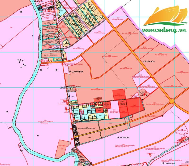 Bản đồ quy hoạch sử dụng đất xã Lương Hòa định hướng 2030