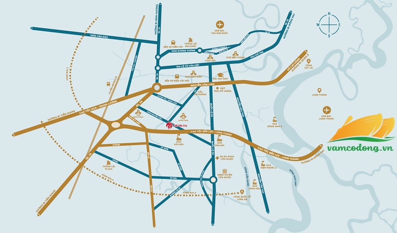 Vị trí khu đô thị The Sol City