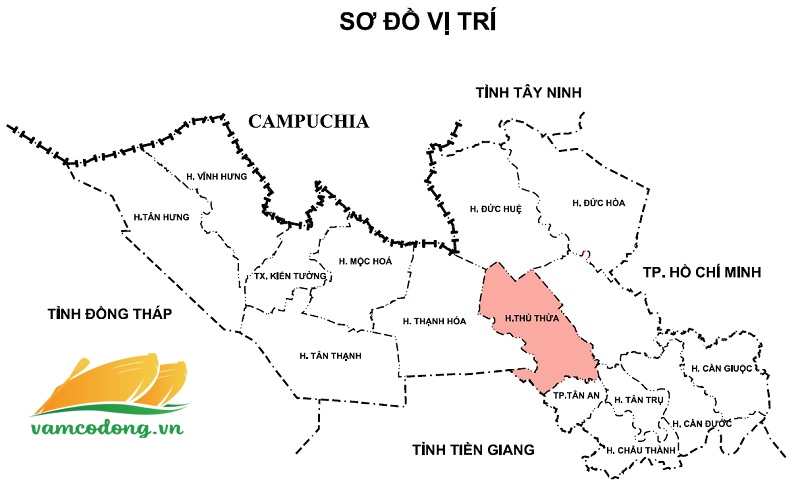72.14.02 Bản đồ huyện Thủ Thừa