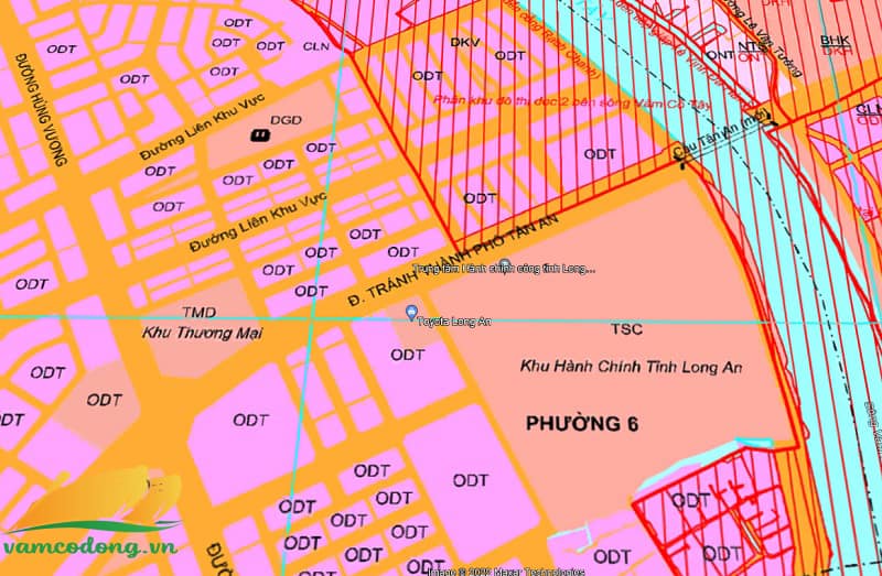 Quy hoạch sử dụng đất Phường 6 TP Tân An
