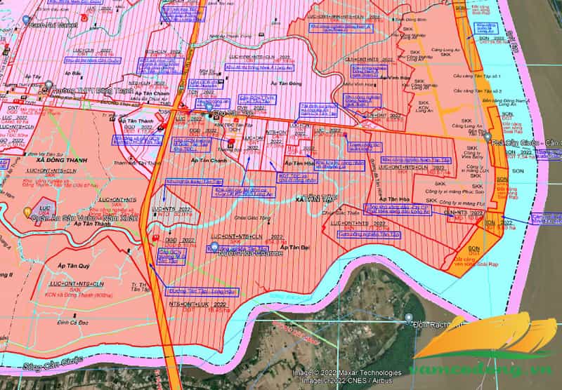 Quy hoạch sử dụng đất xã Tân Tập