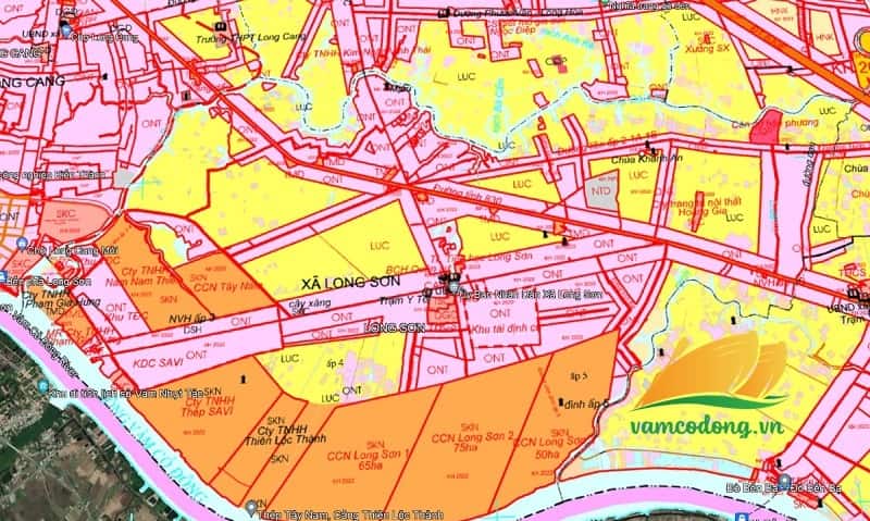 Quy hoạch sử dụng đất xã Long Sơn