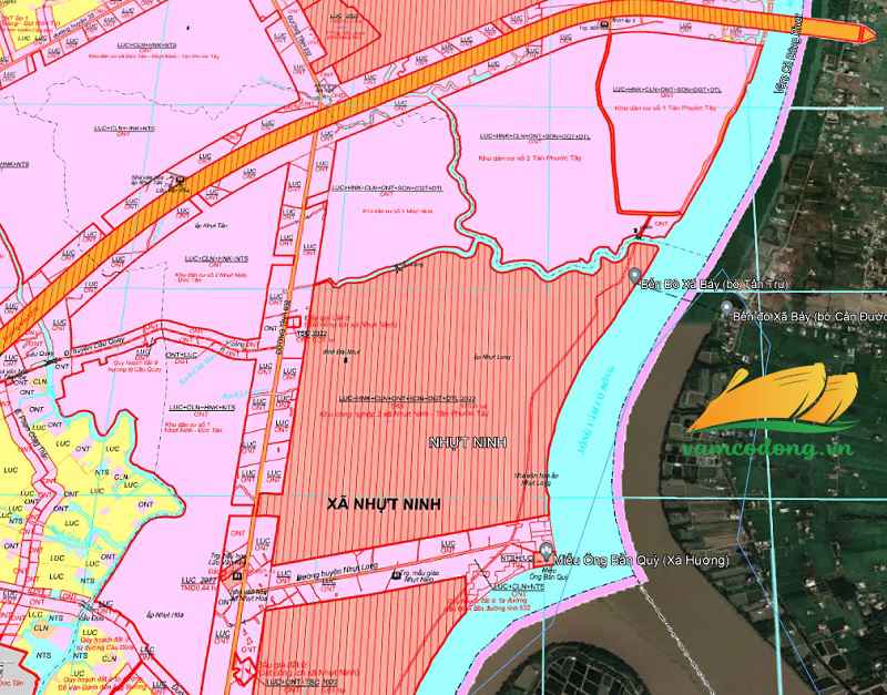 Quy hoạch sử dụng đất xã Nhựt Ninh