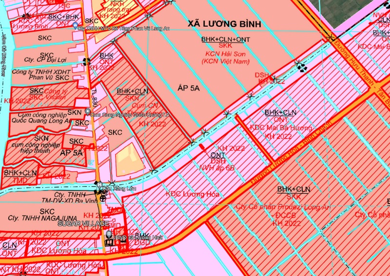 Quy hoạch sử dụng đất xã Lương Bình