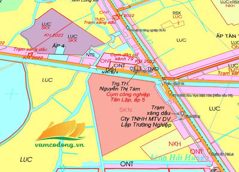 Quy hoạch sử dụng đất xã Tân Lập huyện Mộc Hóa