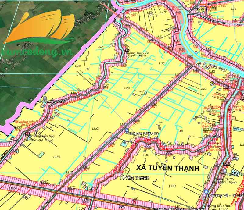 Quy hoạch sử dụng đất xã Tuyên Thạnh