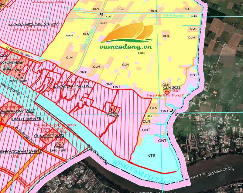 Quy hoạch sử dụng đất xã Nhơn Thạnh Trung