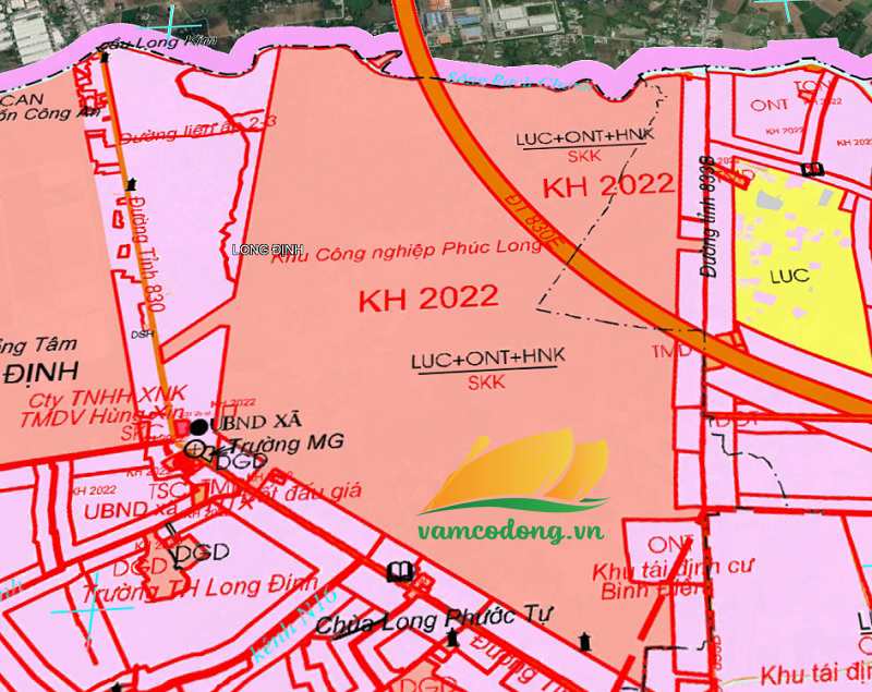 Quy hoạch sử dụng đất xã Long Định