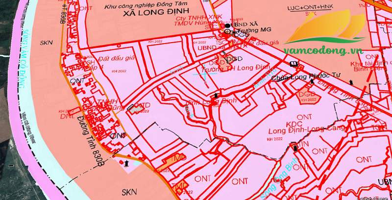 Quy hoạch sử dụng đất xã Long Định