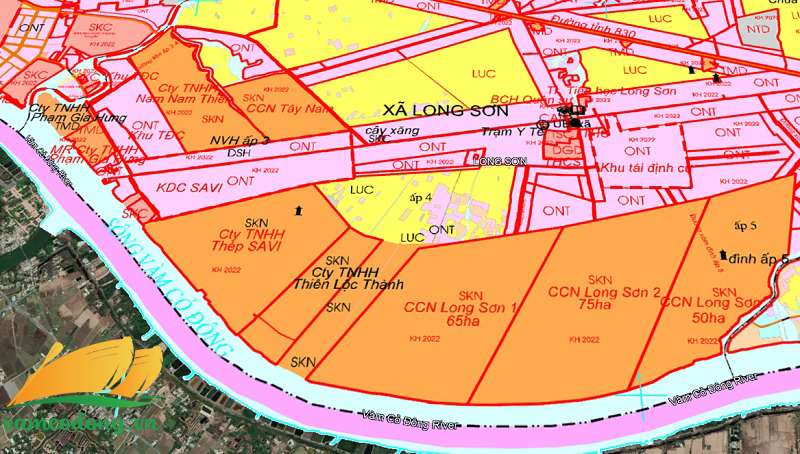Quy hoạch sử dụng đất xã Long Sơn