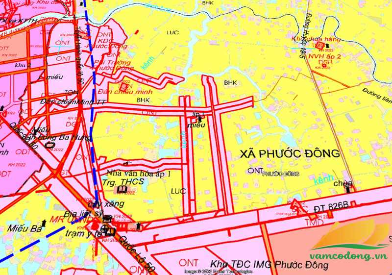 Quy hoạch sử dụng đất xã Phước Đông