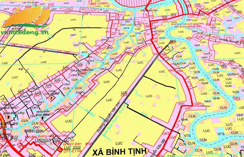 Quy hoạch sử dụng đất xã Bình Tịnh