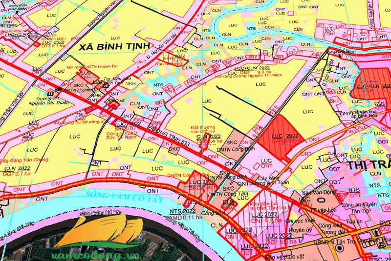 Quy hoạch sử dụng đất xã Bình Tịnh