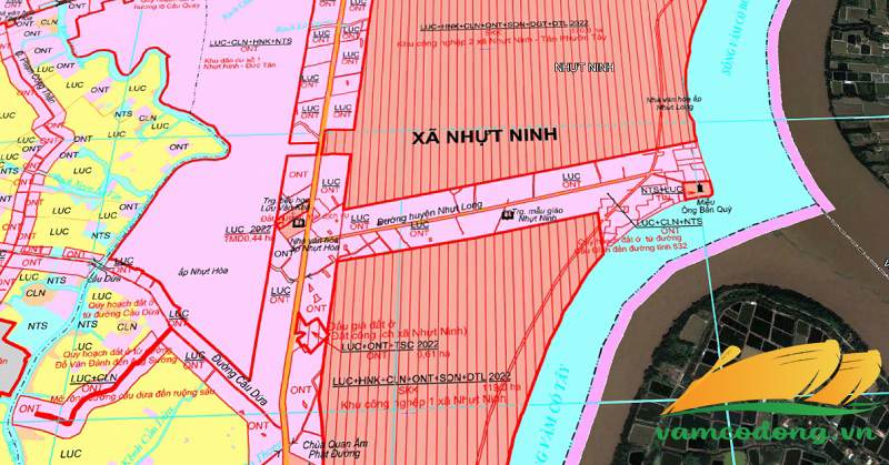 Quy hoạch sử dụng đất xã Nhựt Ninh