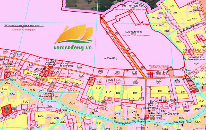 Quy hoạch sử dụng đất xã Tân Bình