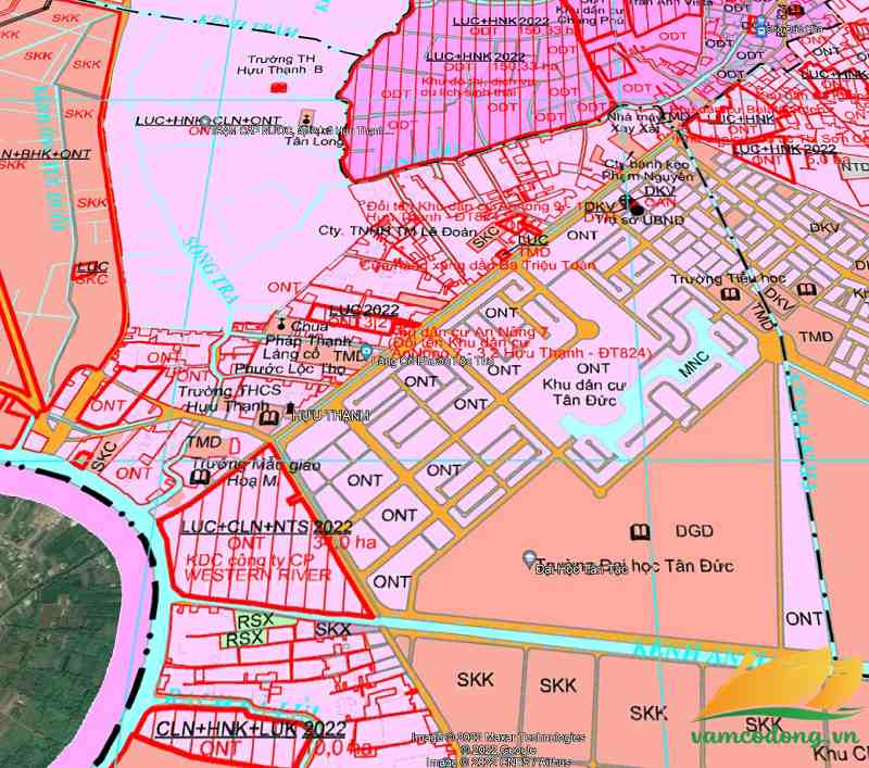 Quy hoạch sử dụng đất xã Hựu Thạnh