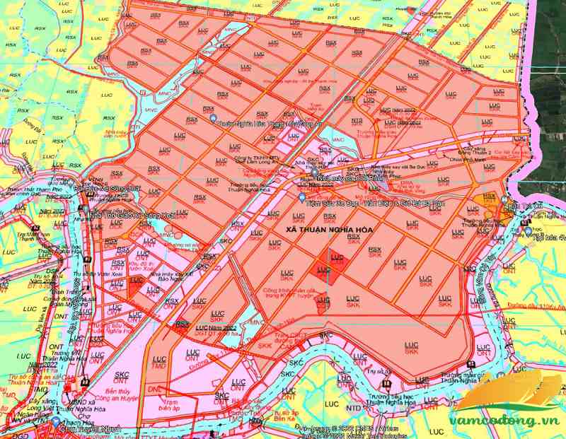 Quy hoạch sử dụng đất xã Thuận Nghĩa Hòa