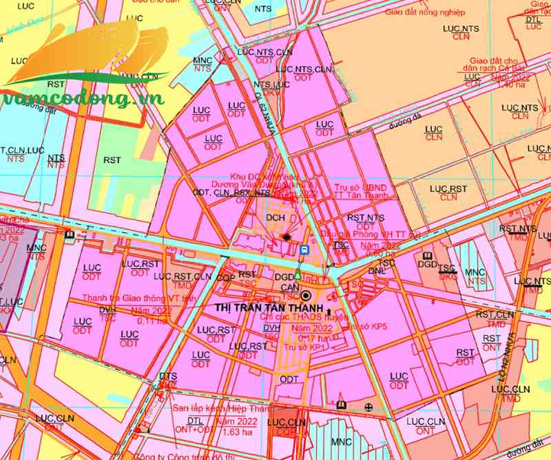 Quy hoạch sử dụng đất Thị trấn Tân Thạnh