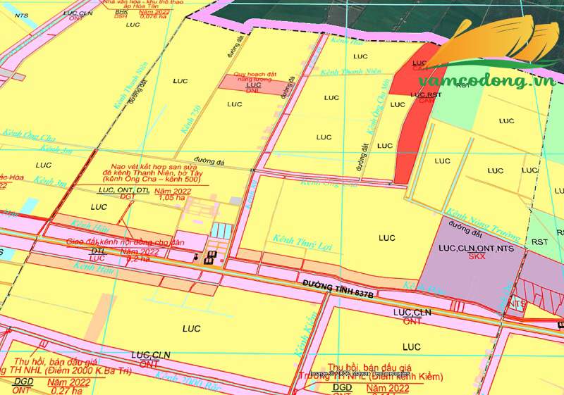 Quy hoạch sử dụng đất xã Nhơn Hòa Lập