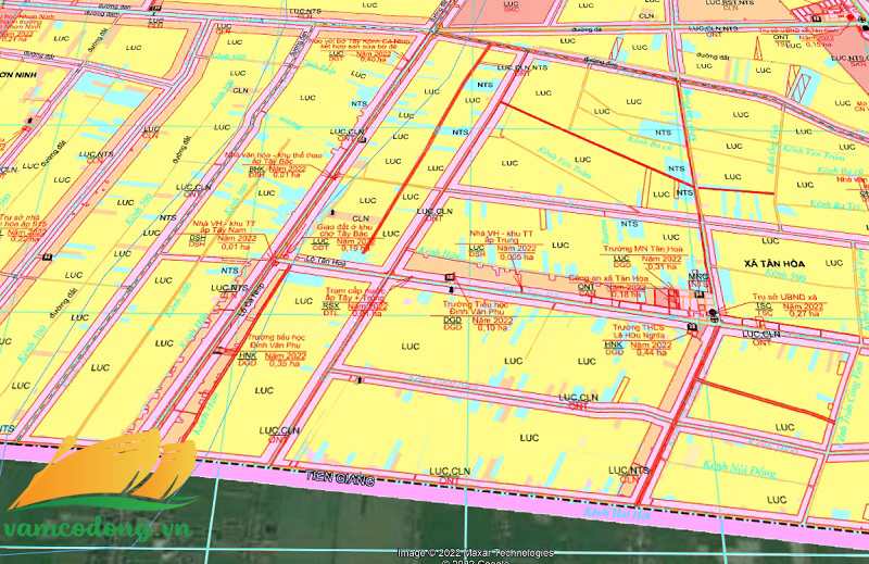 Quy hoạch sử dụng đất xã Tân Hòa