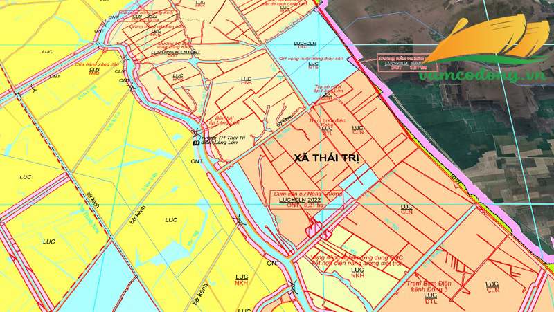 Quy hoạch sử dụng đất xã Thái Trị