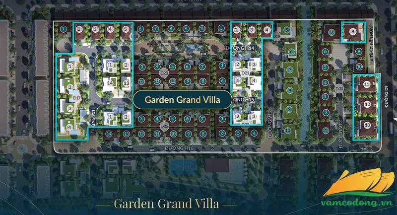 Garden Grand Villa phân khu The Aqua 2