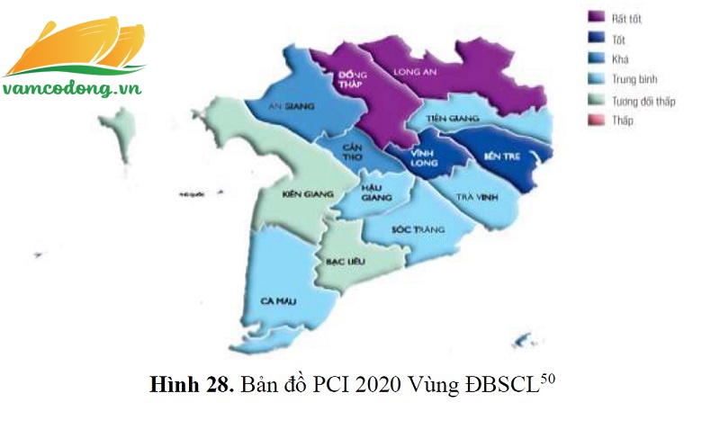 Bản đồ PCI 2020