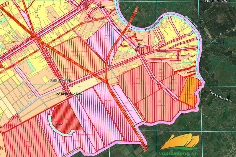 Quy hoạch đường tỉnh 830E đoạn qua huyện Đức Huệ