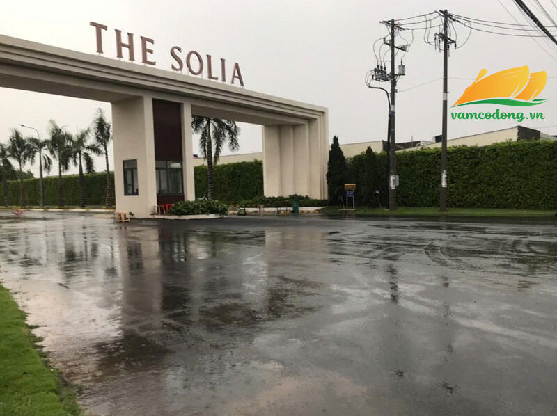 Cổng dự án The Solia Bến Lức