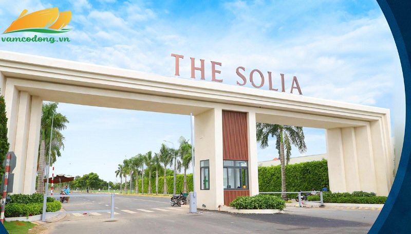 Cổng dự án The Solia Bến Lức