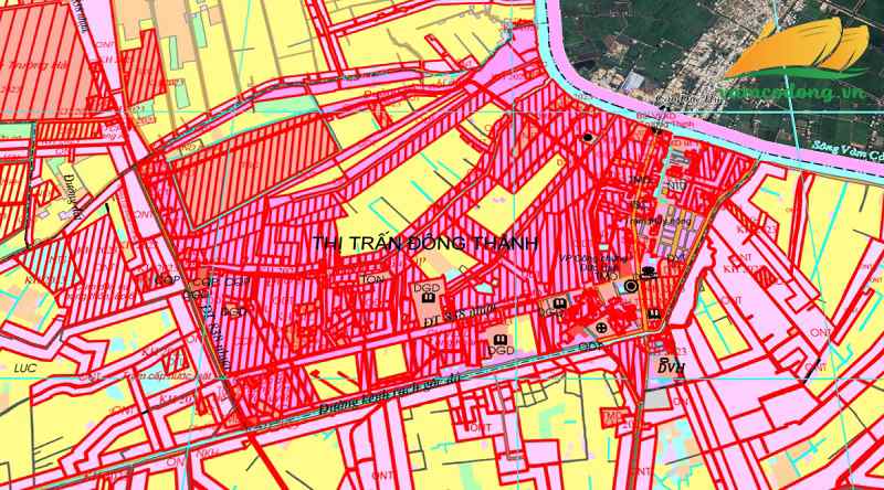 Bản đồ quy hoạch xã Đông Thành tỉnh Tây Ninh