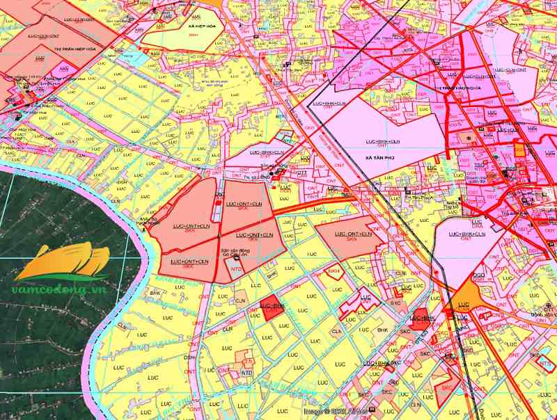Bản đồ quy hoạch xã Hiệp Hòa tỉnh Tây Ninh