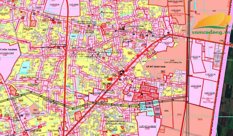 Bản đồ quy hoạch xã Mỹ Hạnh tỉnh Tây Ninh