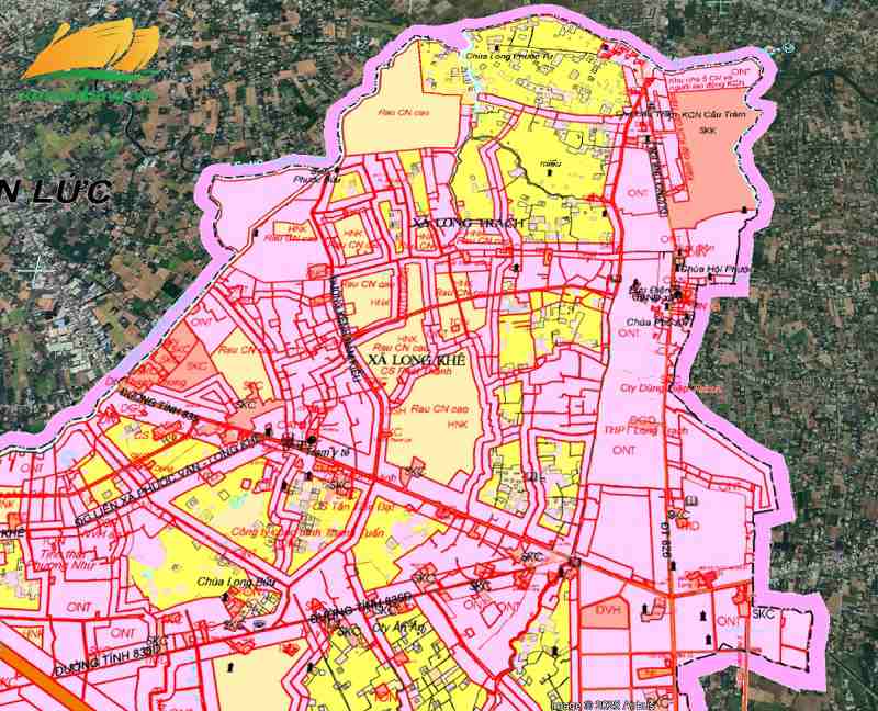 Bản đồ quy hoạch xã Rạch Kiến tỉnh Tây Ninh