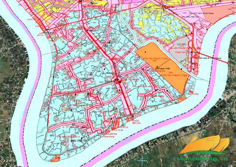 Bản đồ quy hoạch xã Cần Đước tỉnh Tây Ninh