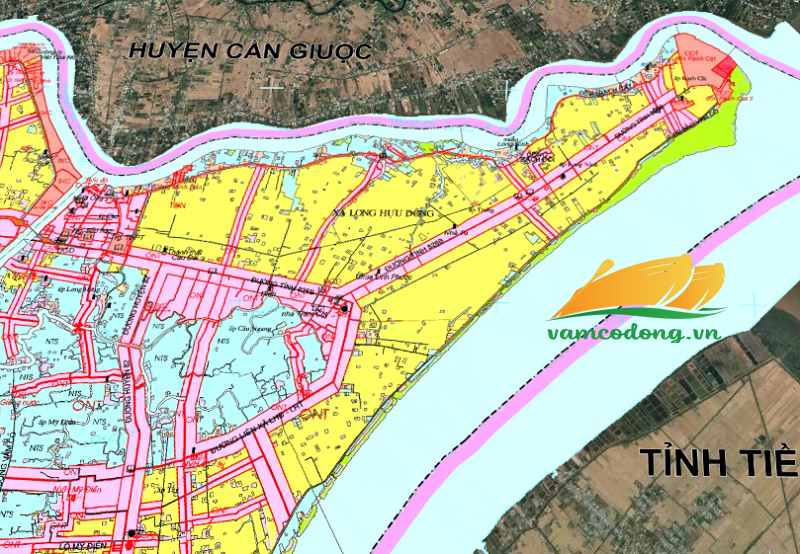 Bản đồ quy hoạch xã Long Hựu tỉnh Tây Ninh