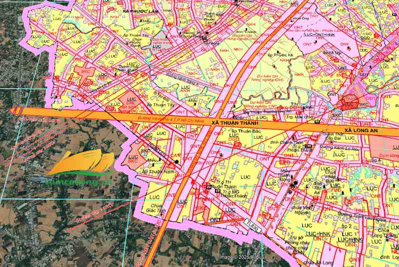 Bản đồ quy hoạch xã Mỹ Lộc tỉnh Tây Ninh