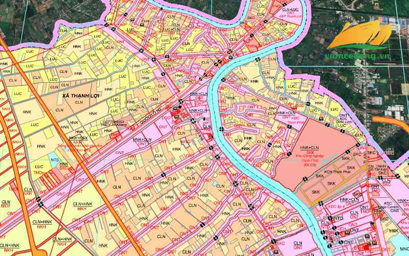 Bản đồ quy hoạch đường tỉnh 816