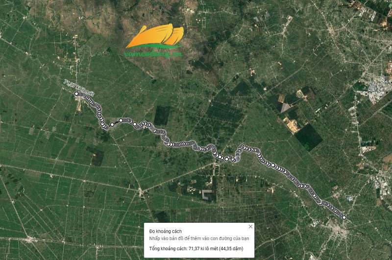 Hình vẽ vệ tinh đường tỉnh 817