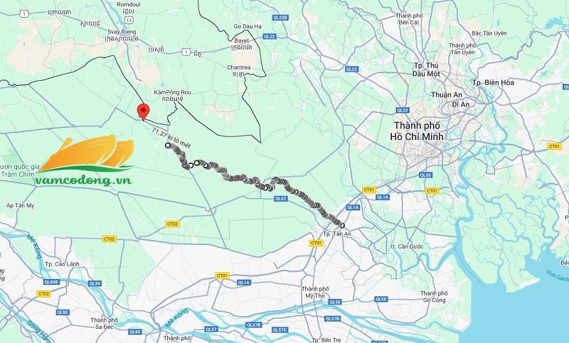 Hình vẽ vệ tinh đường tỉnh 817