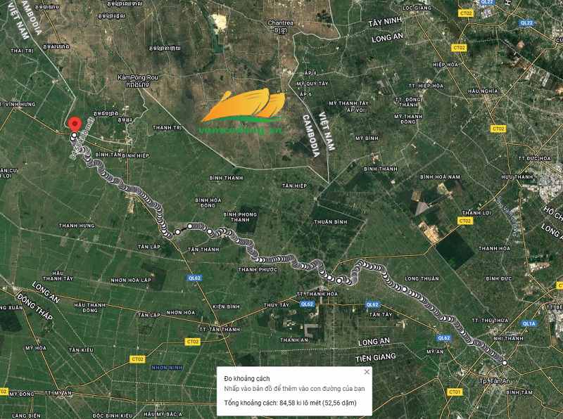 Hình vẽ vệ tinh đường tỉnh 817