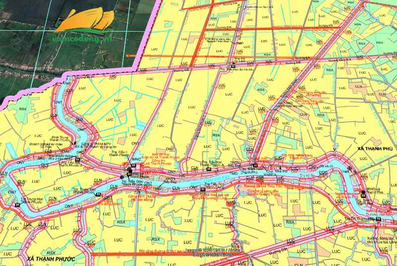 Bản đồ quy hoạch đường tỉnh 817