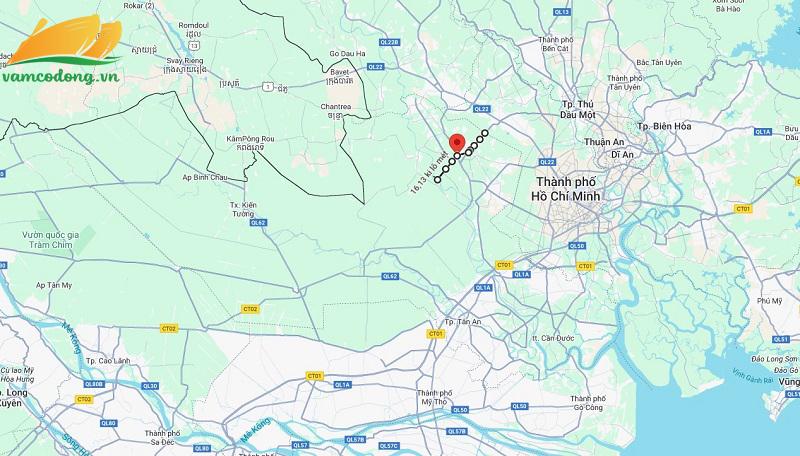 Hình vẽ vệ tinh đường tỉnh 823