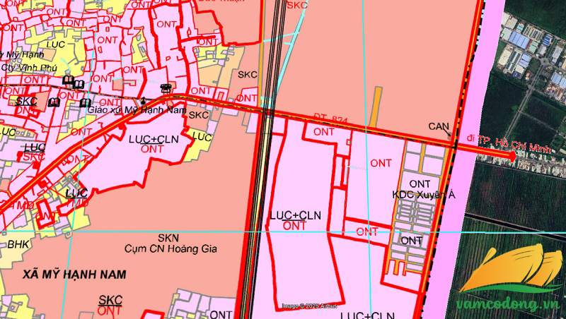 Bản đồ quy hoạch đường tỉnh 824