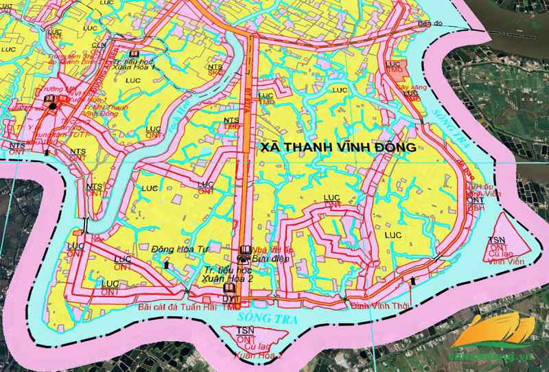 Bản đồ quy hoạch đường tỉnh 827