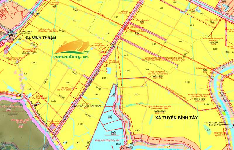 Bản đồ quy hoạch đường tỉnh 831E